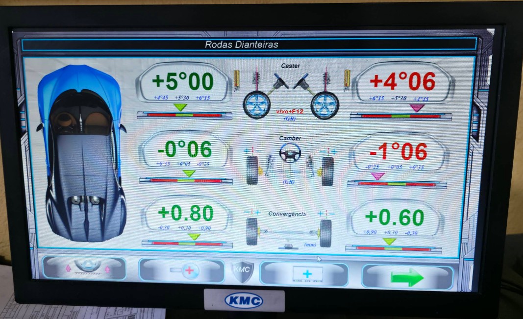 Alinhamento 3D Computadorizado KMC na Go Car